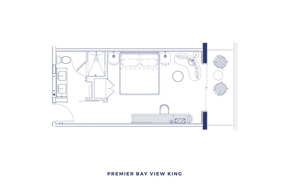 premier bay view king floor plan