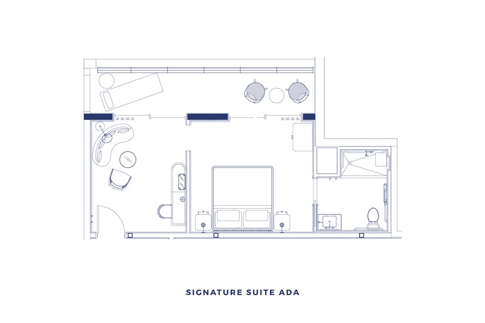 signature suite ada floor plan