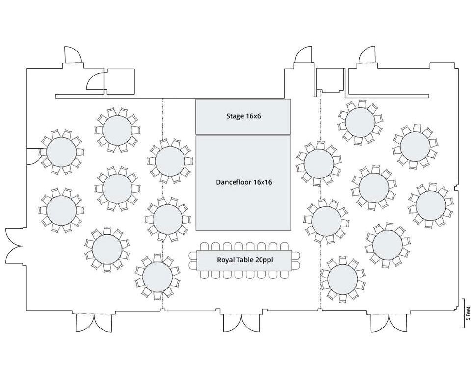 starlight ballroom floor plan